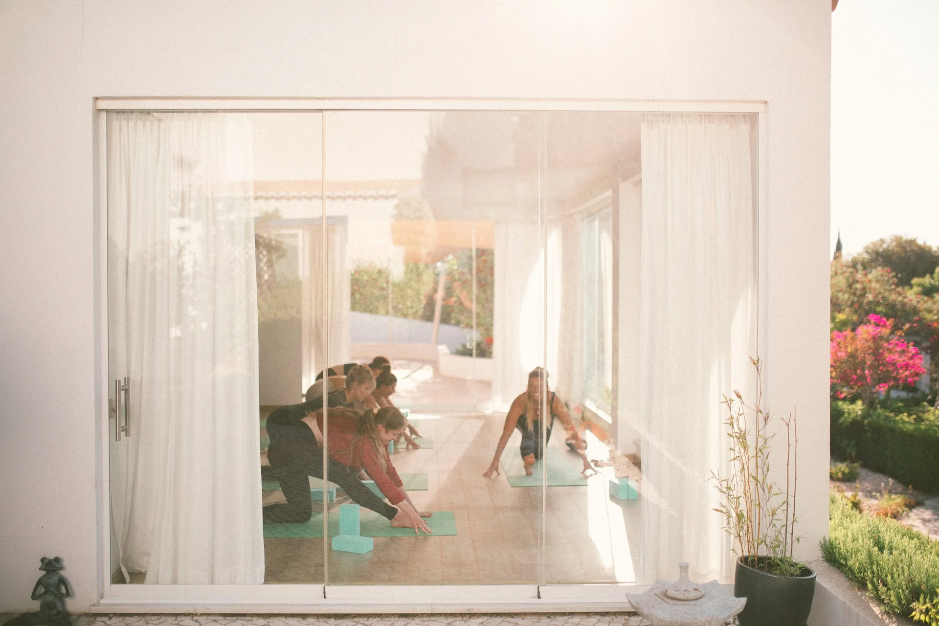 Privat yogaretreat med Melanie Caine