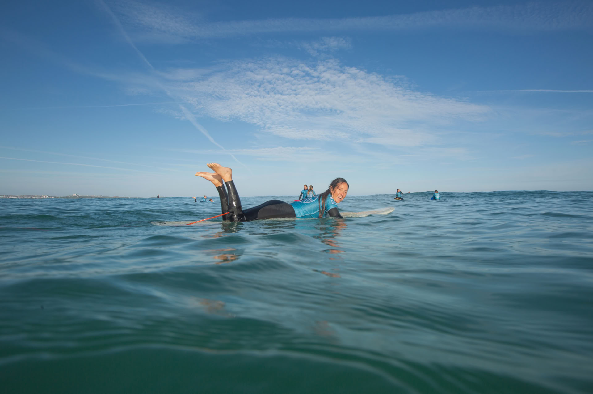 Surflektioner i Newquay