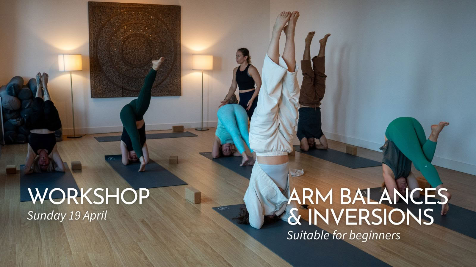 WORKSHOP: Introduktion till armbalanser och inversioner (lämpligt för nybörjare)