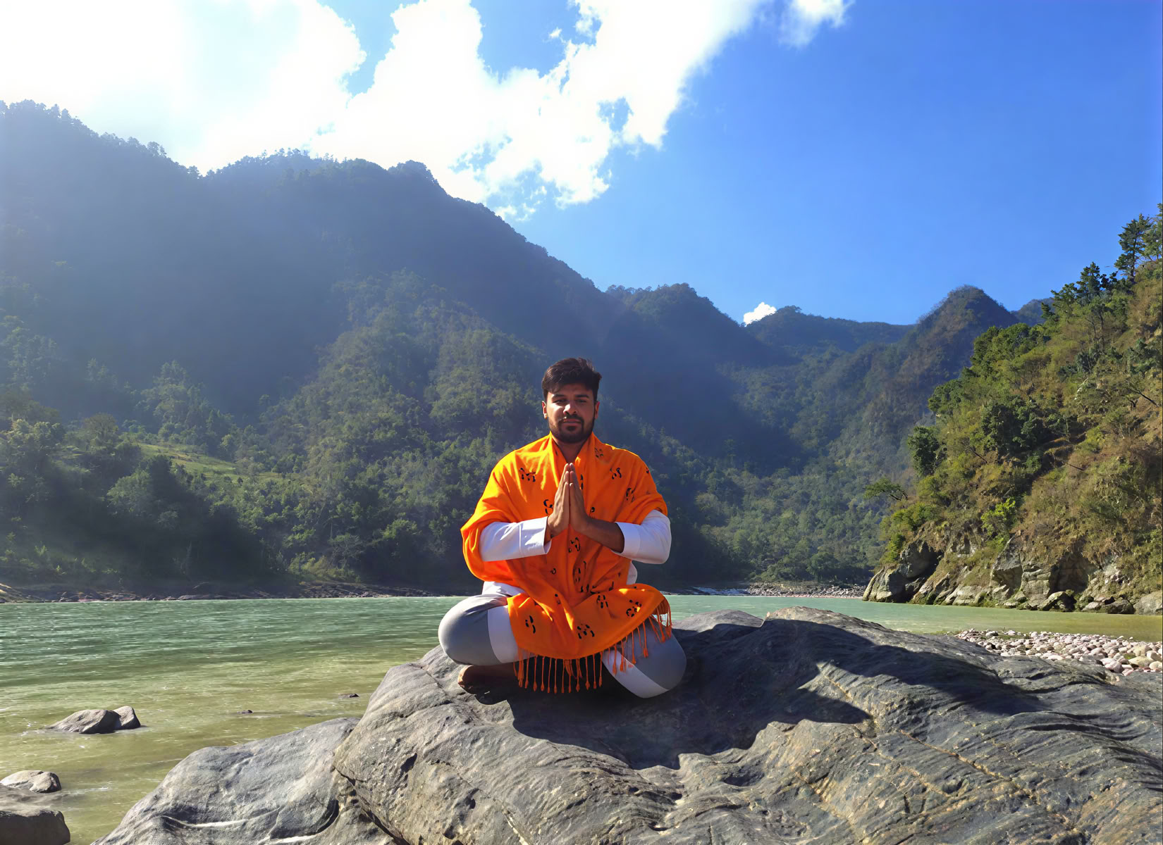 Drop-in-meditation i Rishikesh