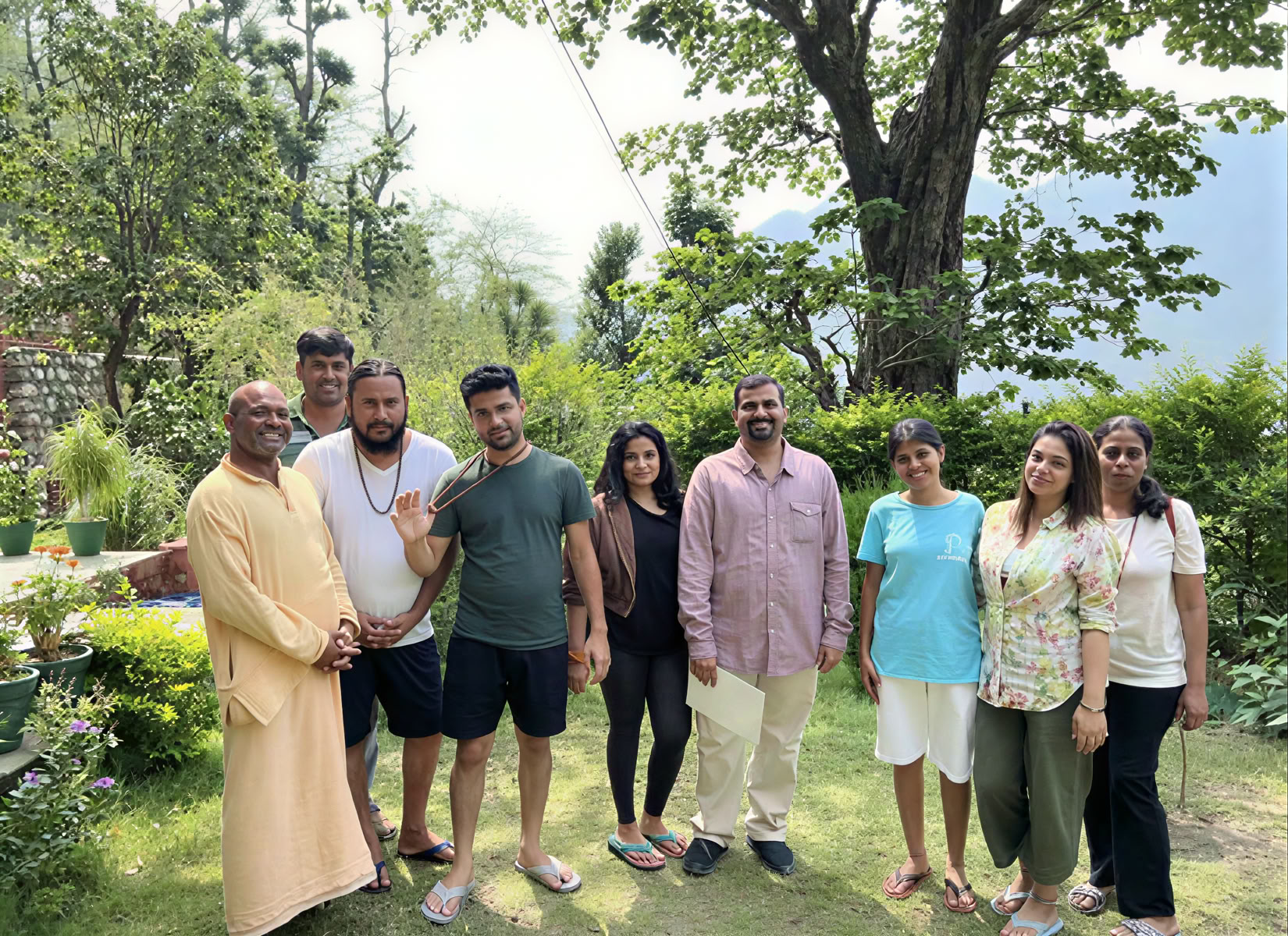 Ashramvistelse i Rishikesh