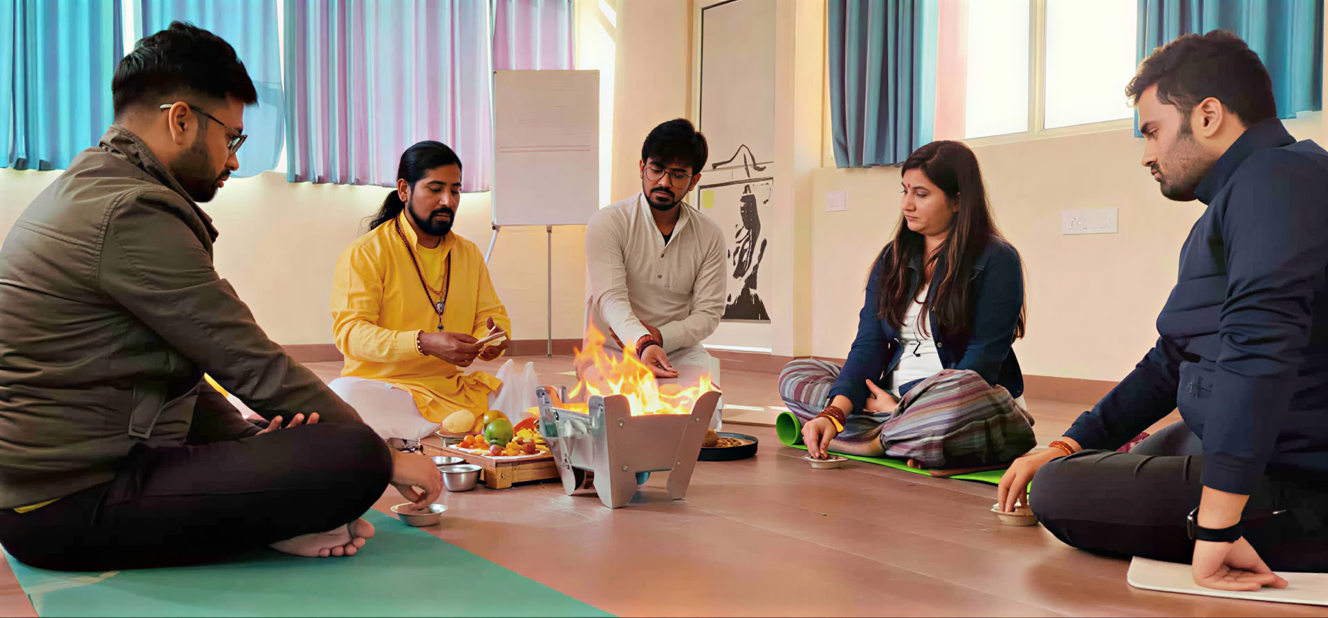 Mindfulnessmeditationsretreater i Indien