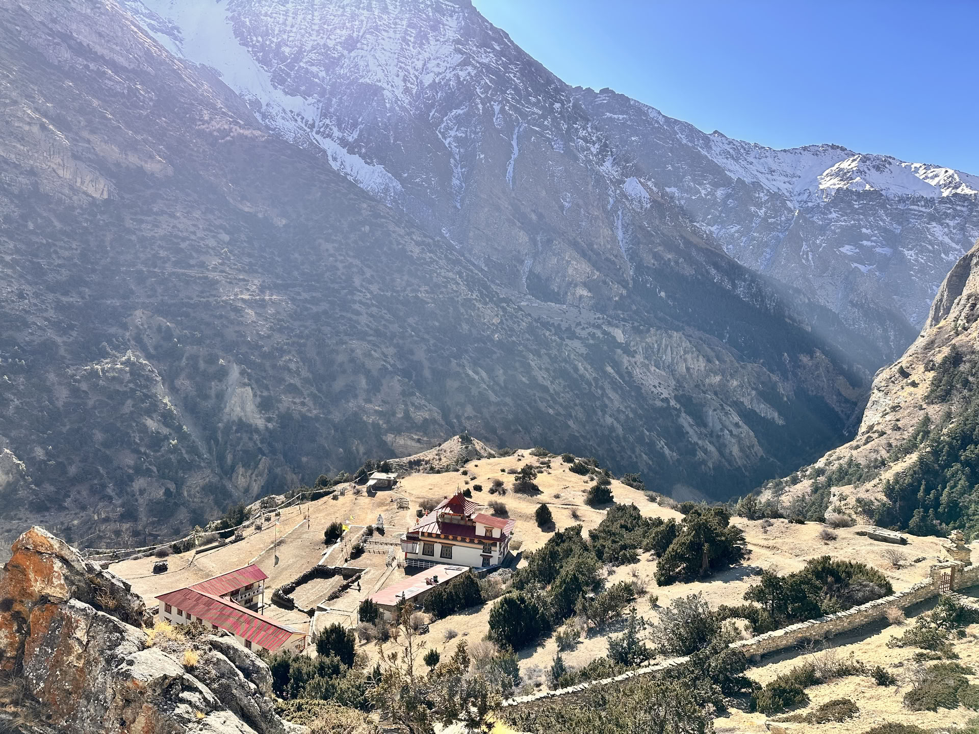 Yoga-trekking på Annapurna-slingan