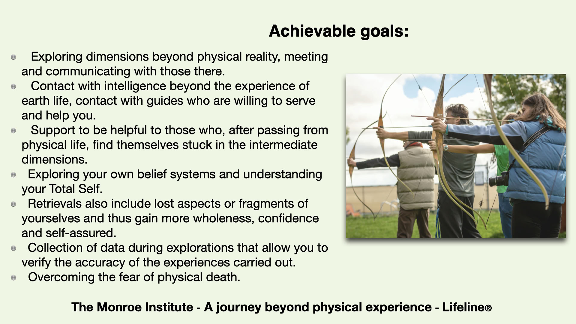 Lifeline® 6-dagars upplevelseretreat