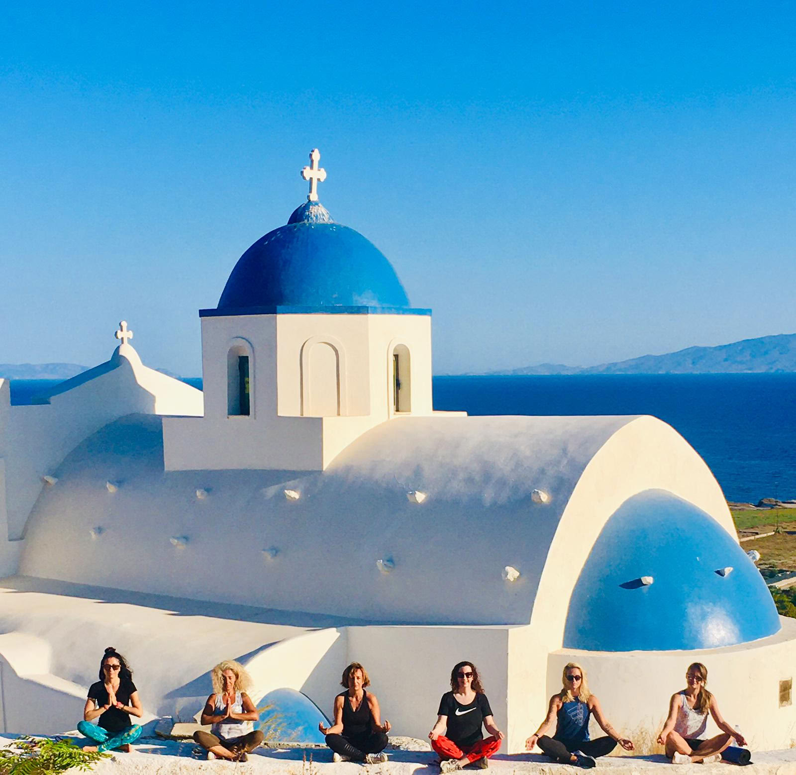 Yogasemester på Santorini
