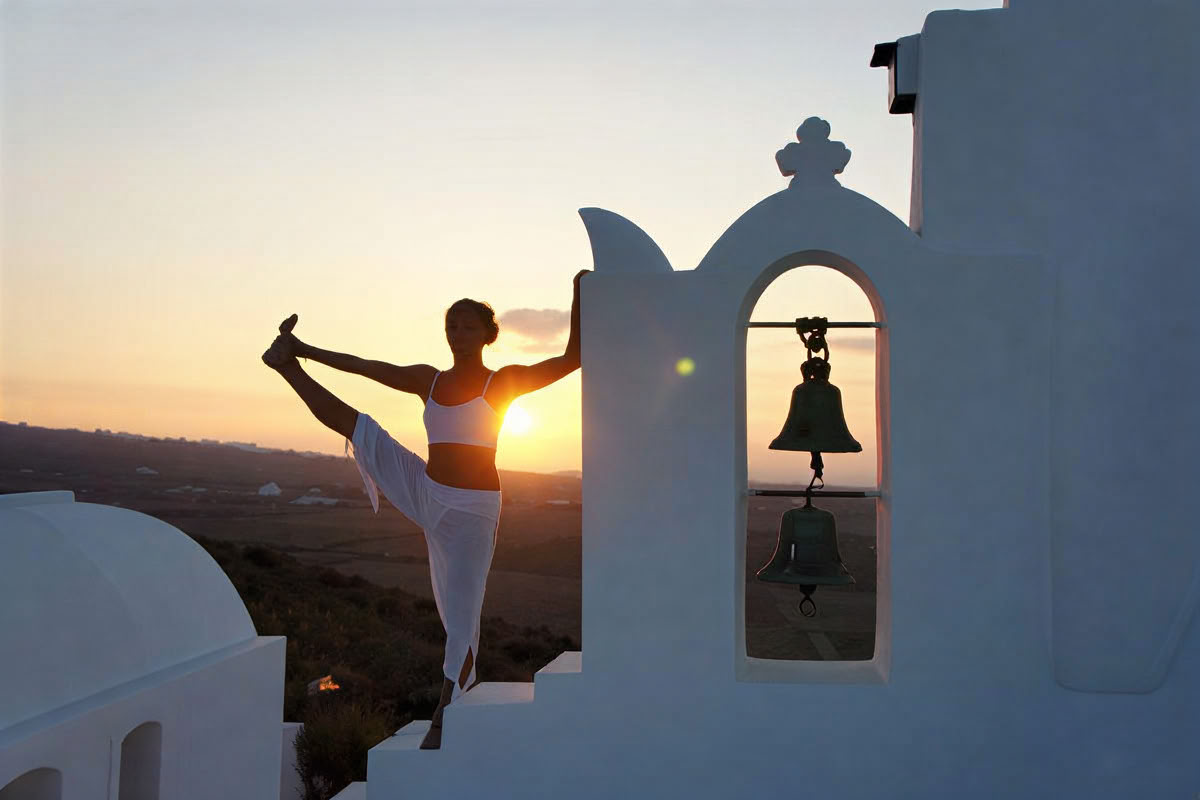 Yogasemester på Santorini