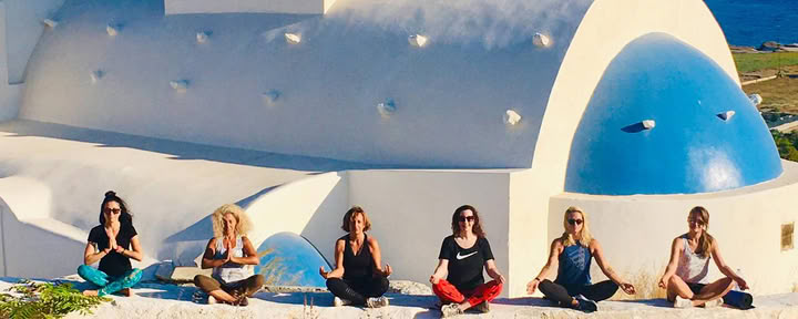 Yogasemester på Santorini
