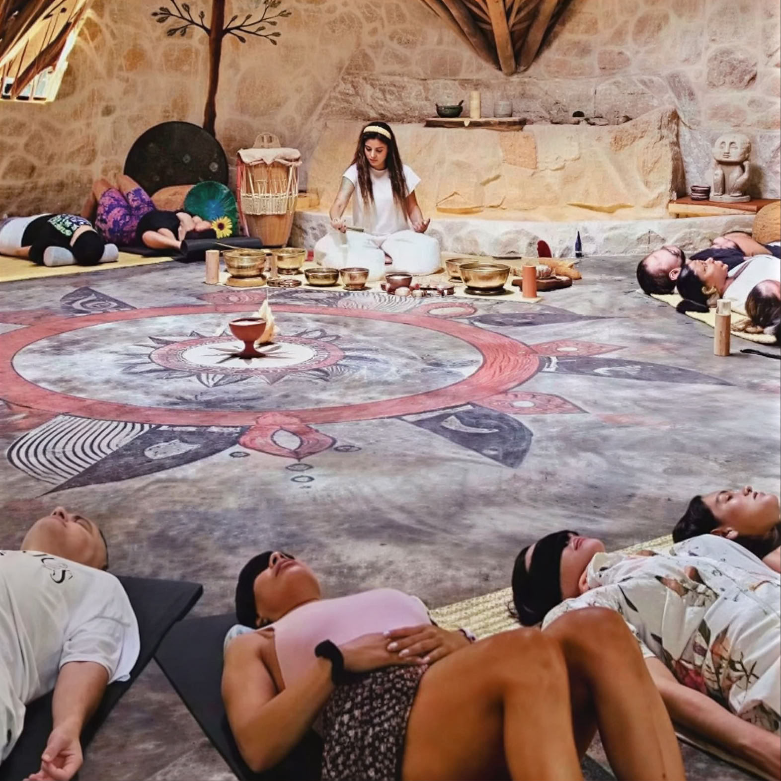 Yoga-retreat i naturen