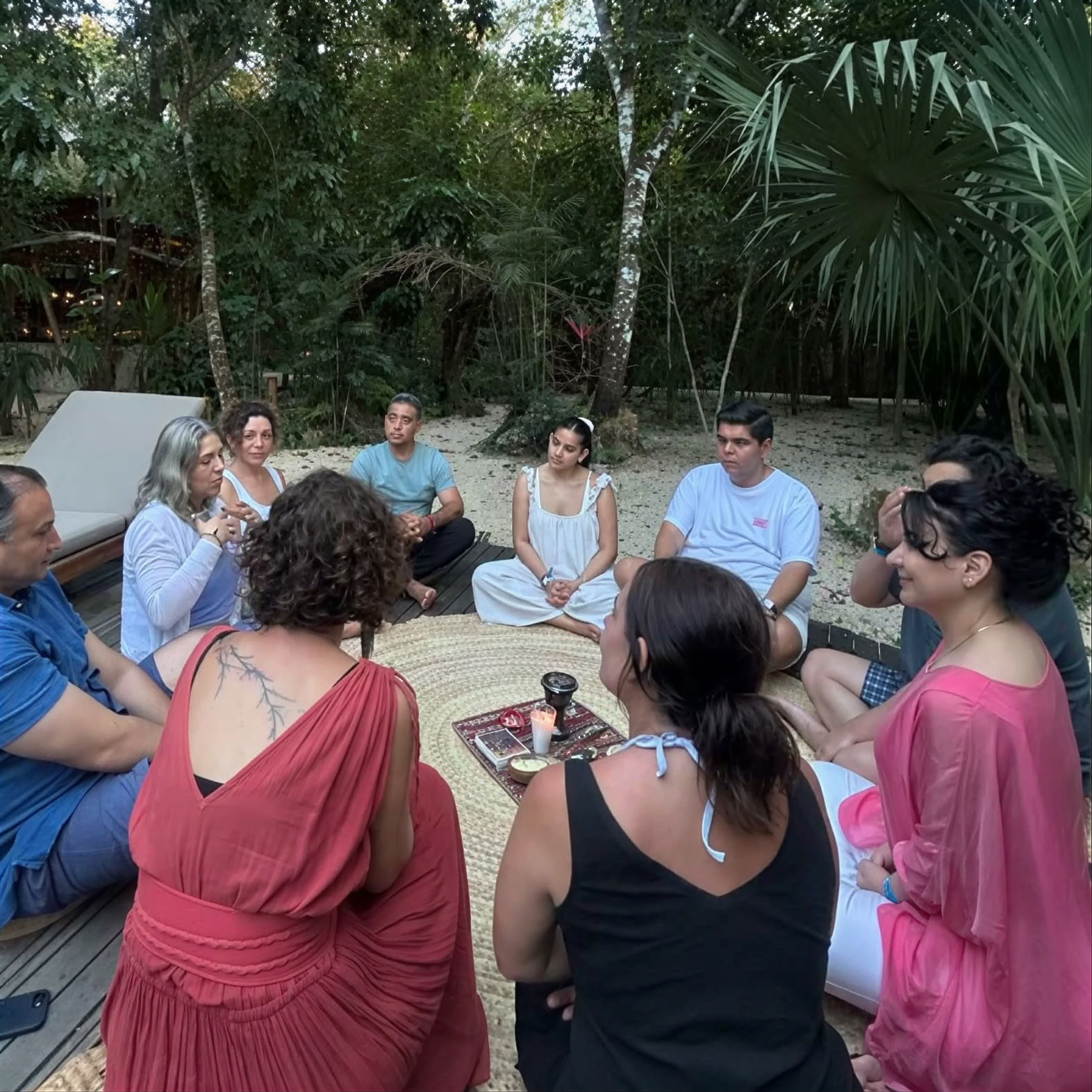 Yoga-retreat i naturen