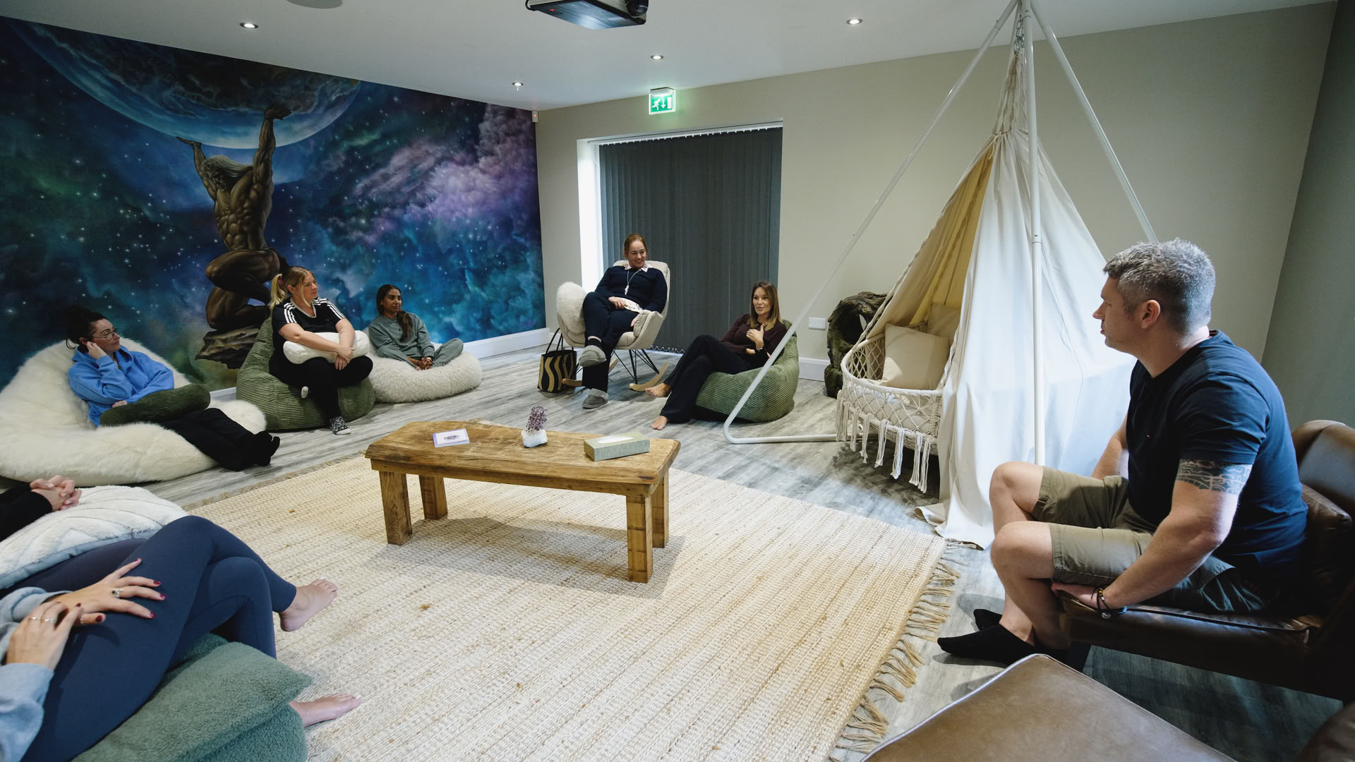 Läkningsretreat inifrån