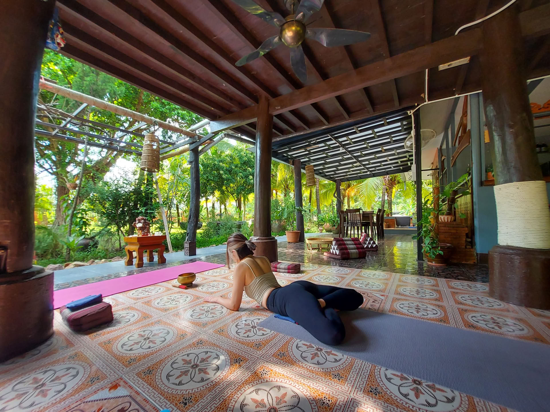 Andligt yogaretreat