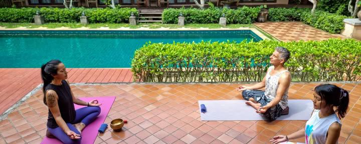 Andligt yogaretreat