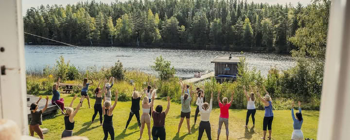 Vilda Sverige: Nyårsaftonsretreat med snö, bastur och djup vila