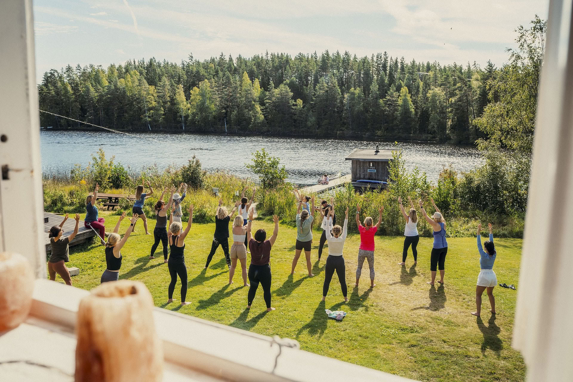 Retreat på Skottlands västkust: yoga, vandring, simning och bastu på ett skotskt slott