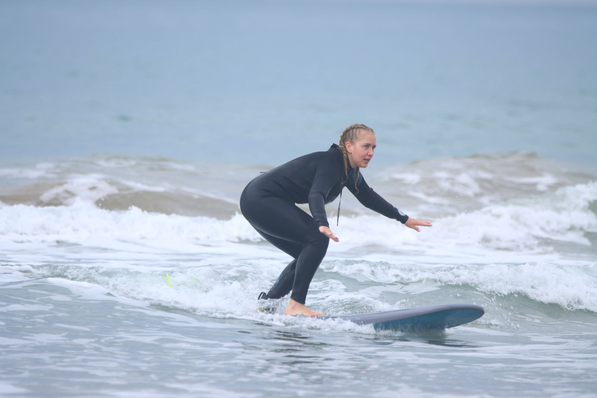 Surfcoaching för nybörjare