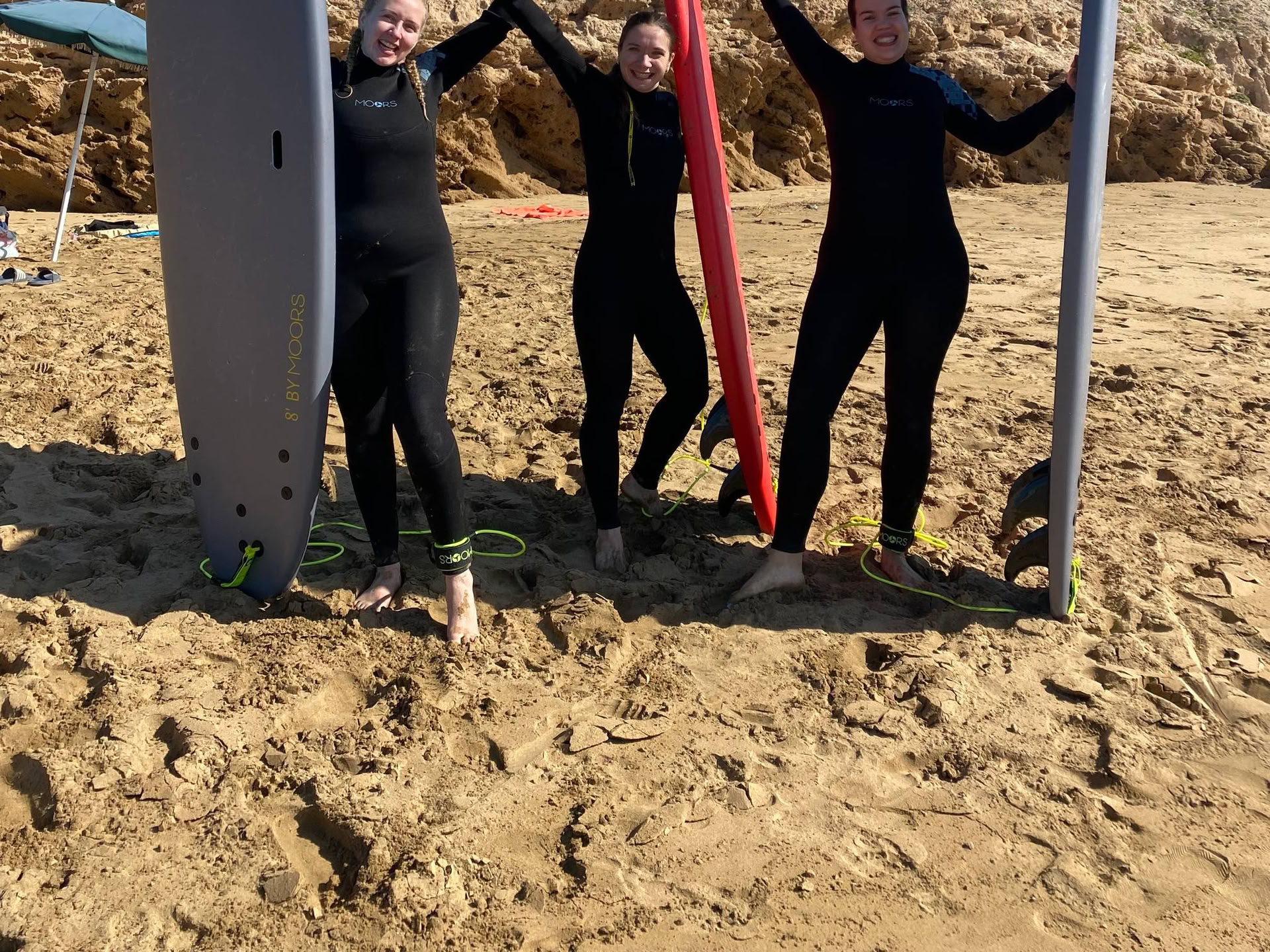 Surfcoaching för nybörjare
