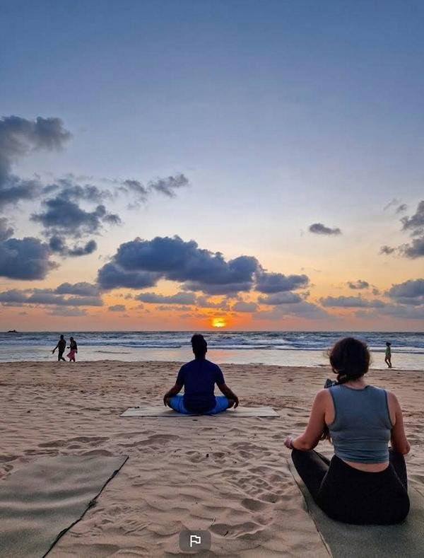 Julsjälens retreat på Yoga Bee Sri Lanka