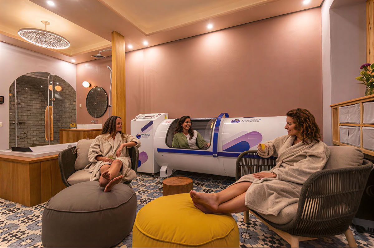 Lyxig livslängdsboost: HBOT- och anti-aging-wellnessretreat