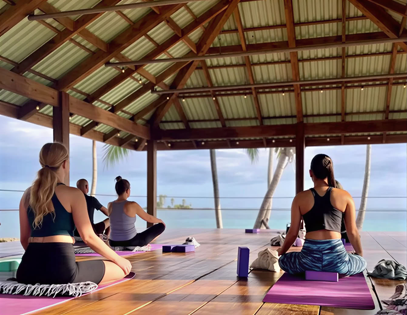 Karibisk aerialyoga, yoga- och mindfulnessretreat