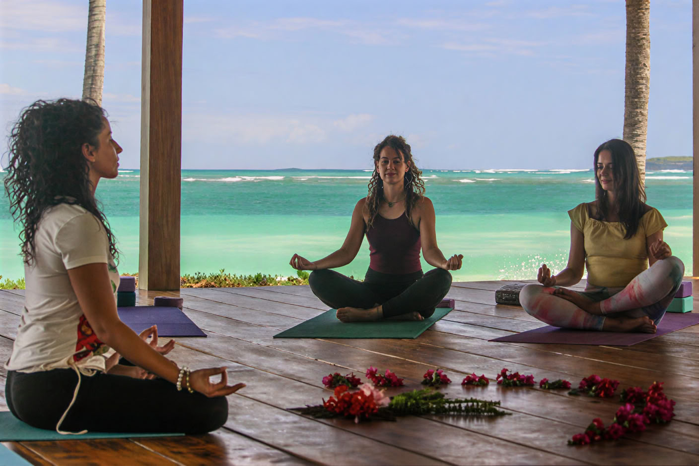 Karibisk aerialyoga, yoga- och mindfulnessretreat