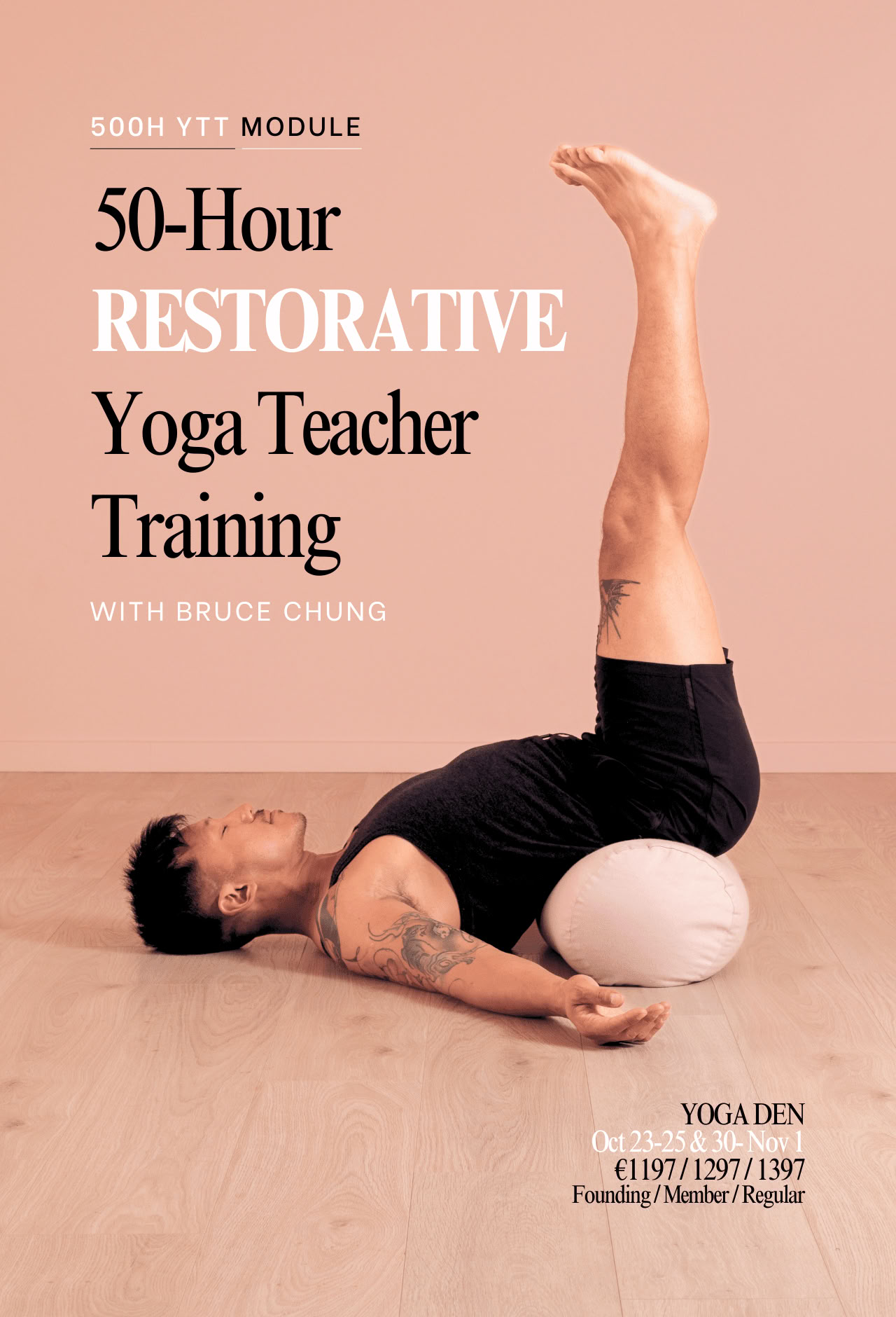 50 timmars restorative yoga-utbildning