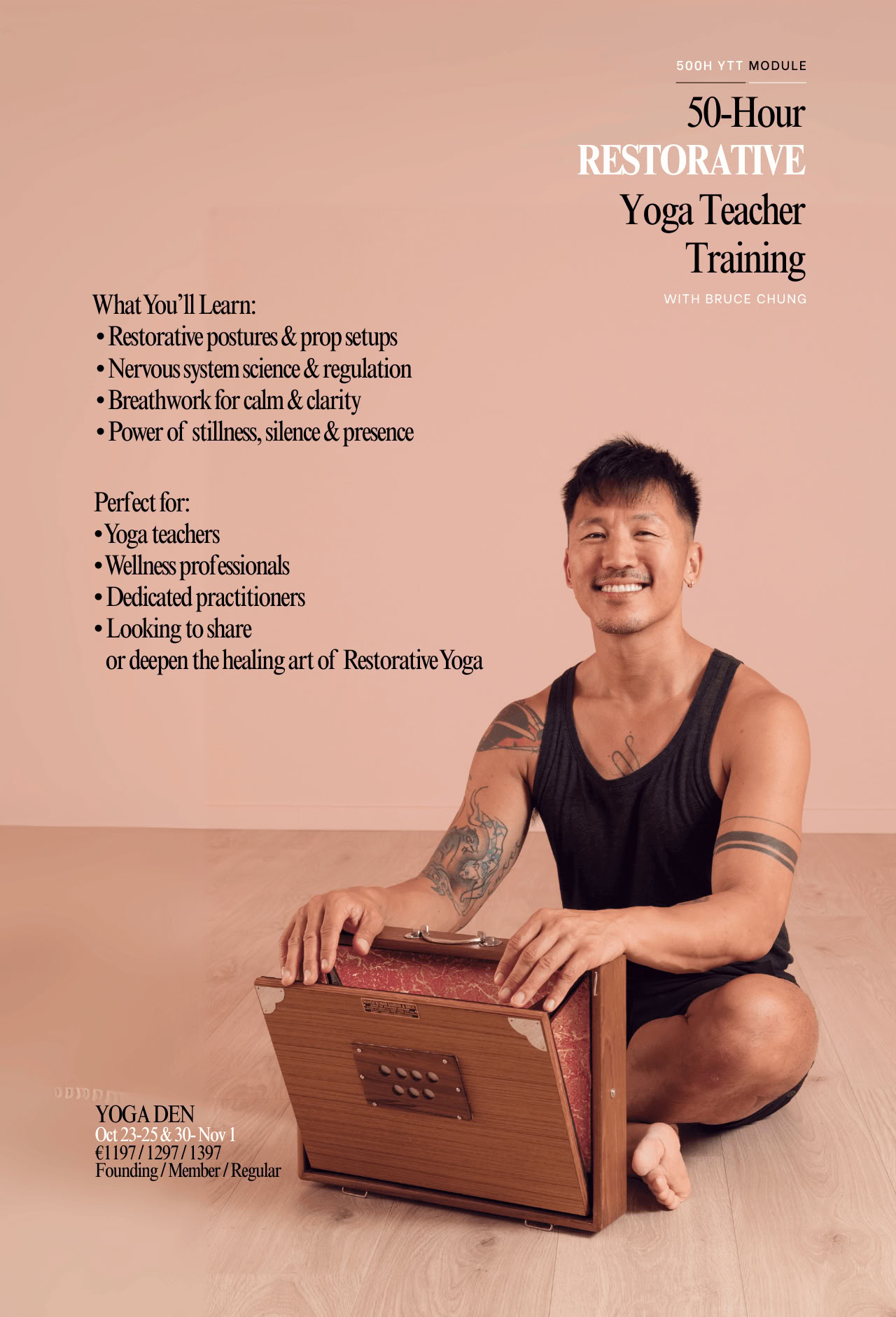 50 timmars restorative yoga-utbildning