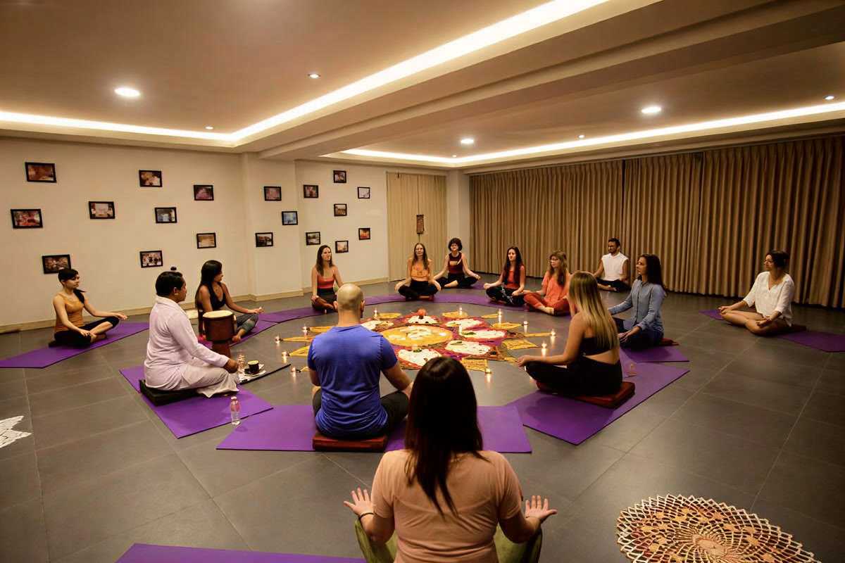 200 timmars yogalärarutbildning på Bali med gratis affärsvisum