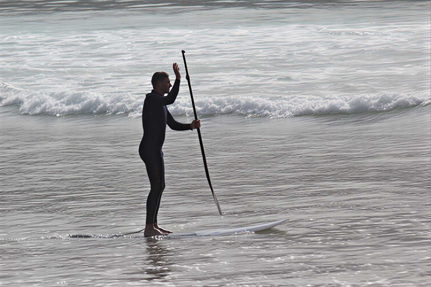 Stand up paddle-surfing och yoga
