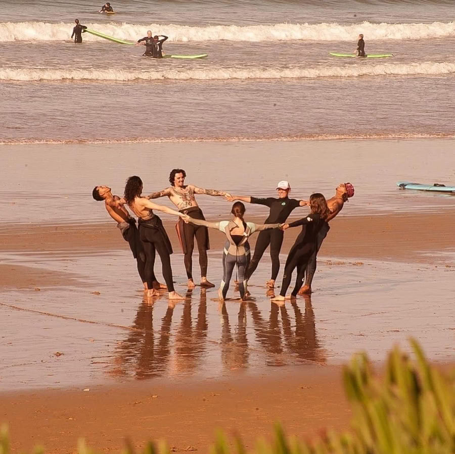 Stand up paddle-surfing och yoga