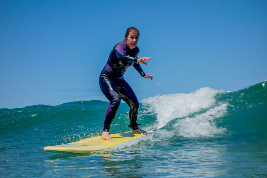Surf- och yogapaket