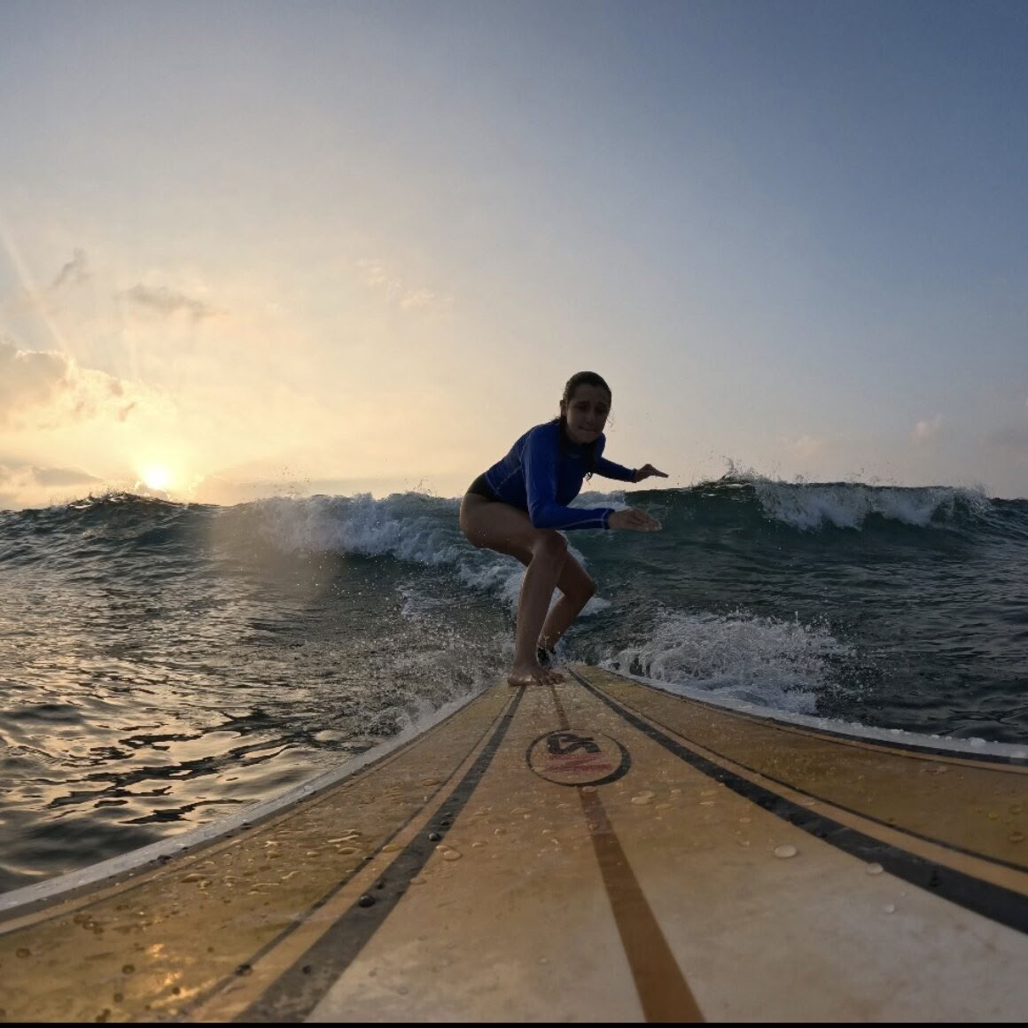 Standard surf- och yogaretreat