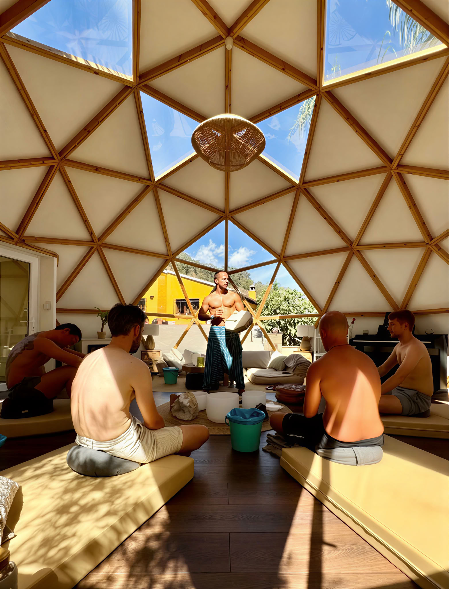 5 dagars holistisk integrativ ayahuasca-retreat i liten grupp med shamansk andningsövning och kambo i Málaga, Spanien