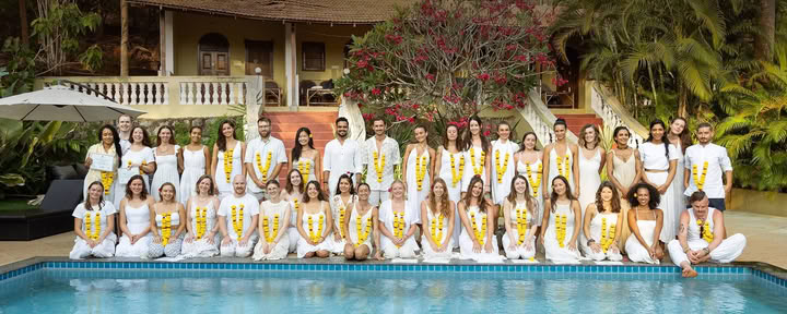 200-timmars Ashtanga Vinyasa-yogalärarutbildning – Indien – 28 mars–10 apr.