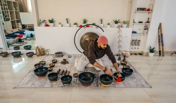 Ljudhealing- och meditationsretreat
