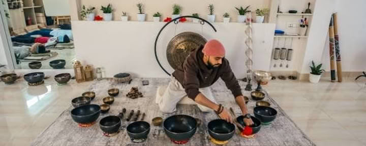 Ljudhealing- och meditationsretreat