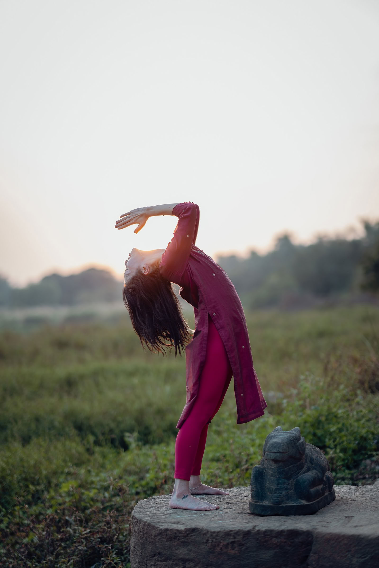 Naturfördjupande yogaretreat