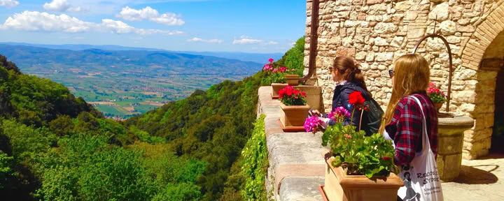 Meditationsretreater i Assisis enkla frid, Italien
