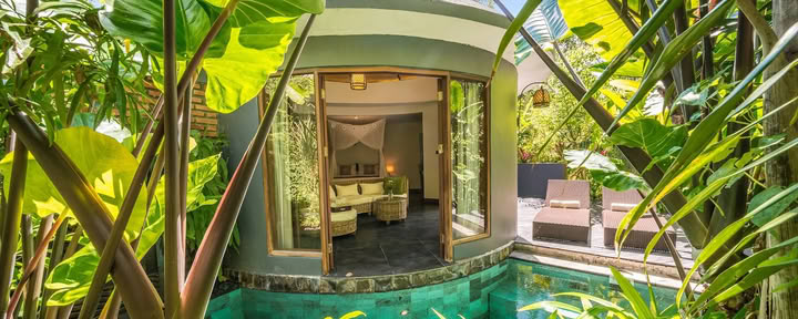 De Moksha miljövänliga boutique-resort