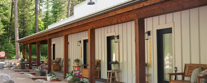 Boende och retreater vid bergssluttningen
