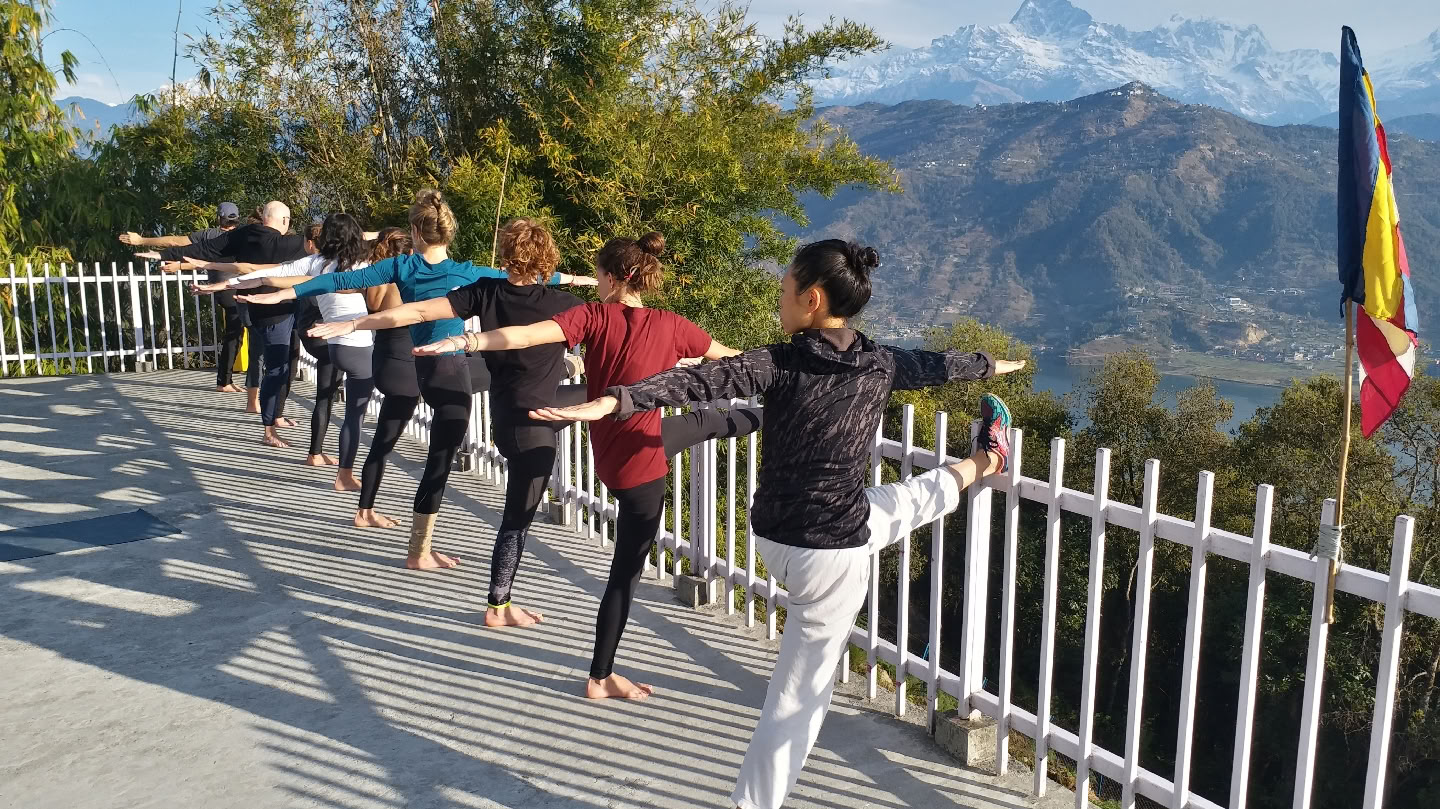 Yogautbildning i Nepal av Salamba Yoga