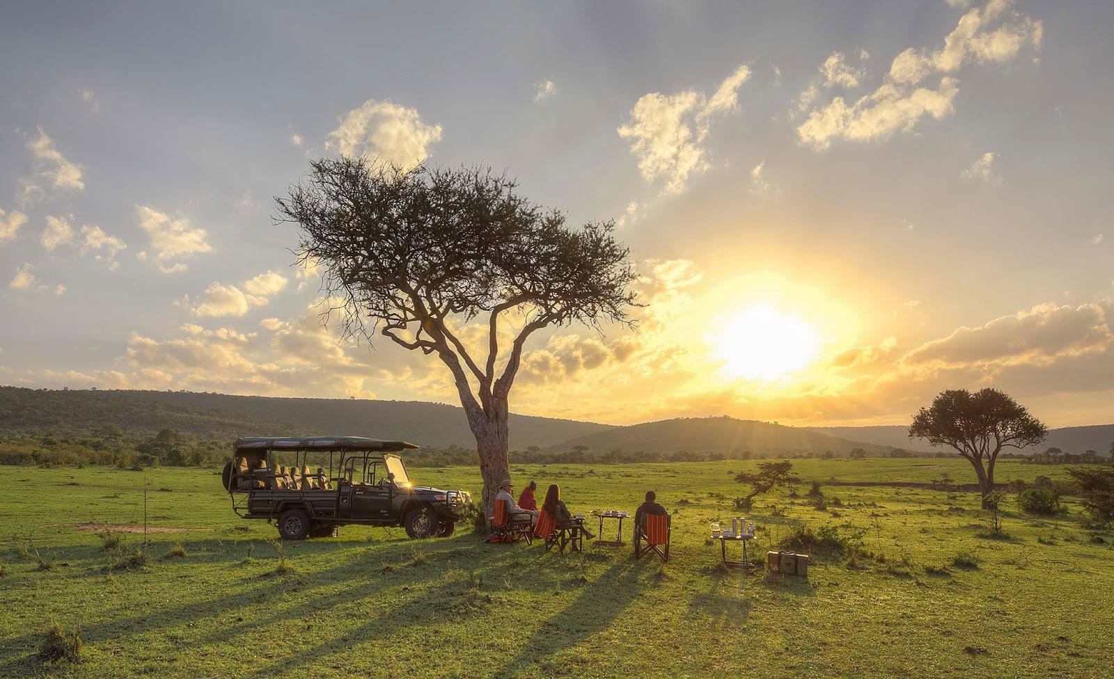 Safari och yoga