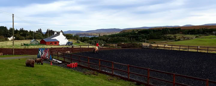 Trekking- och terapicenter på Isle of Skye