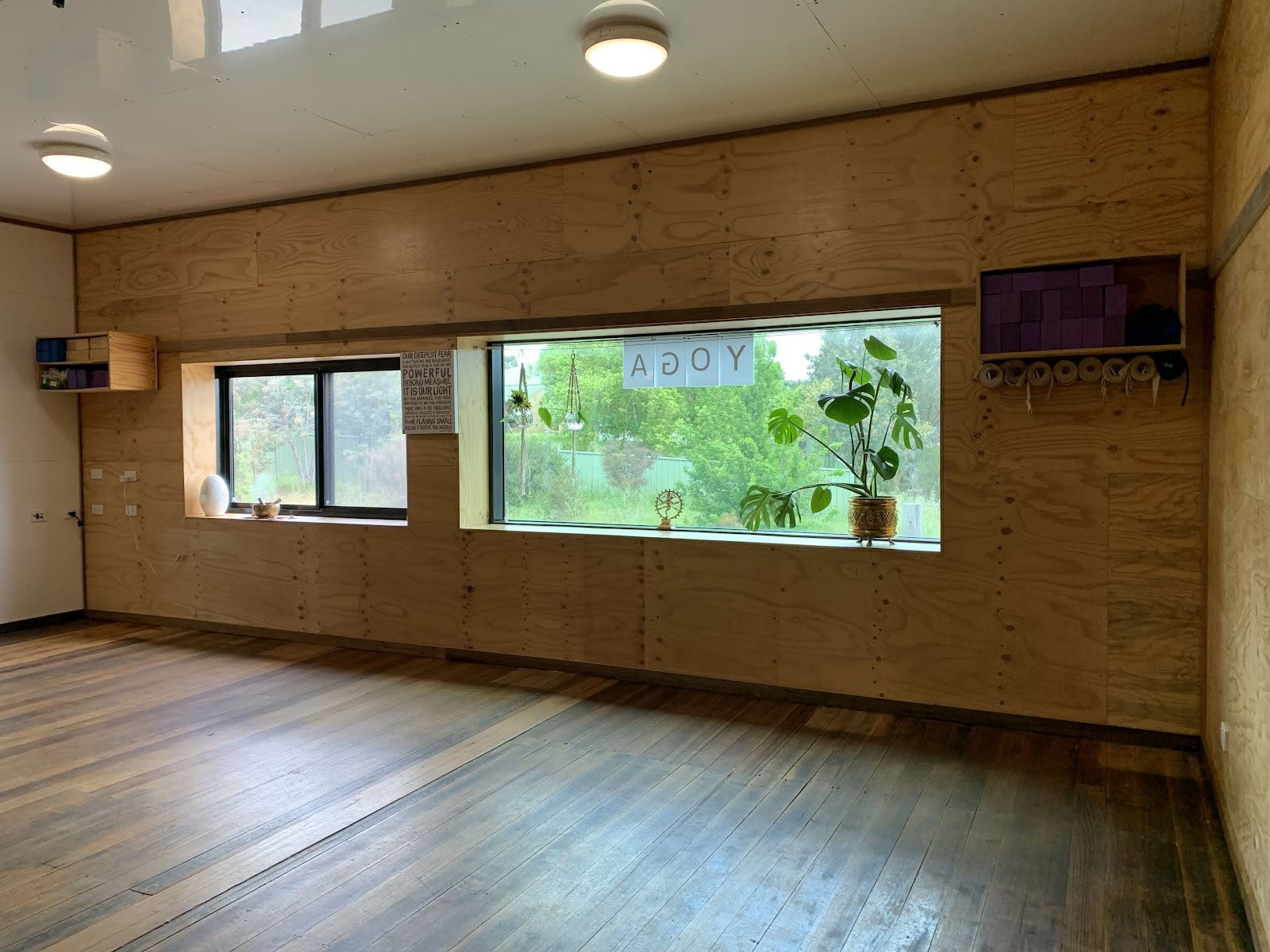 Vaknande yogastudio