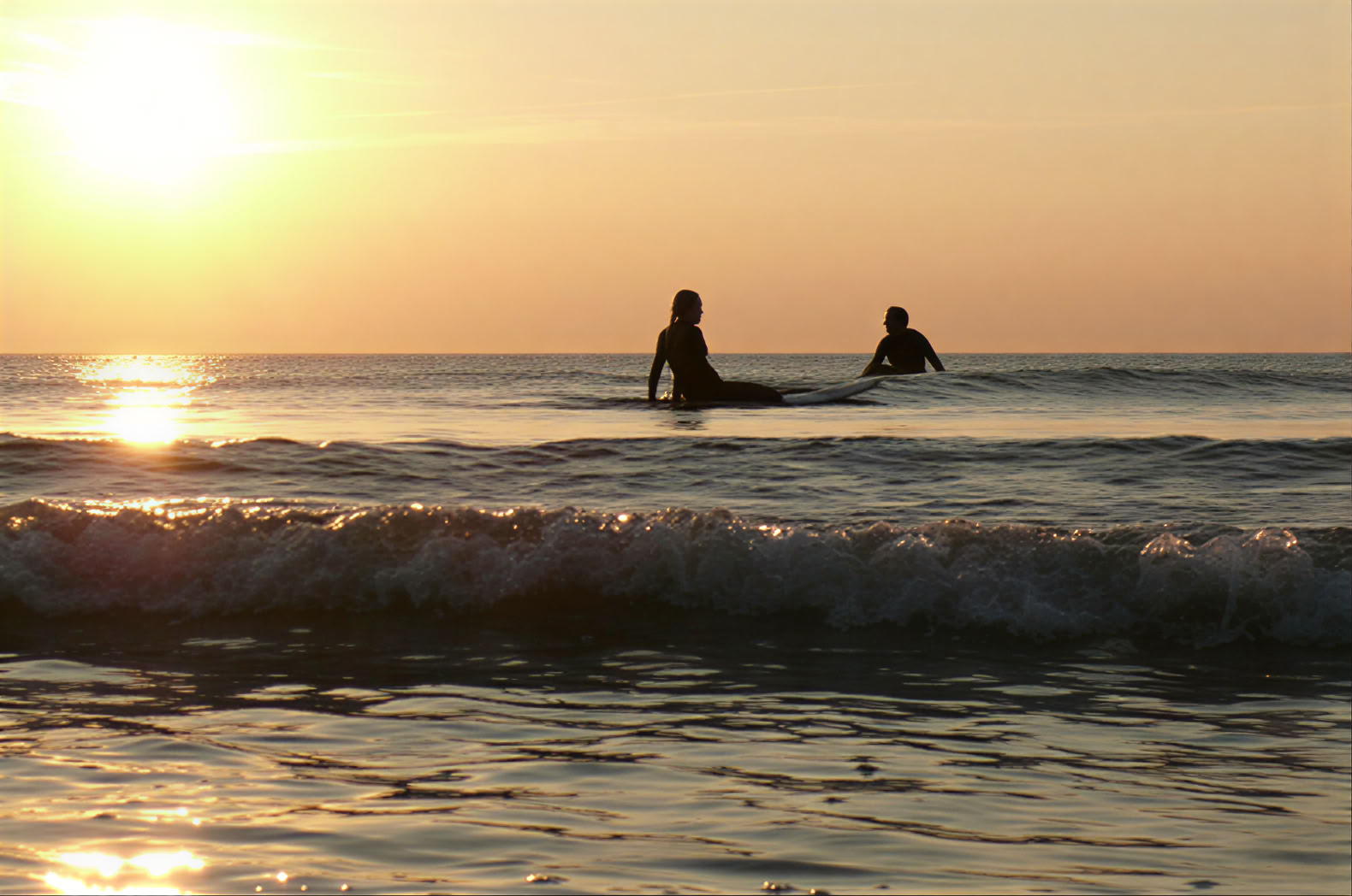 Surf- och yogastund