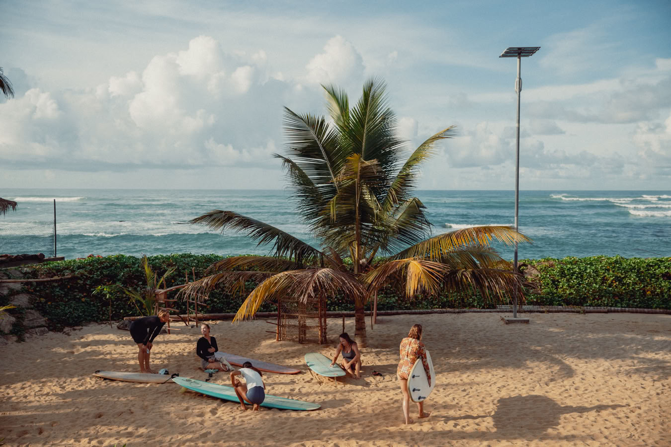 Pilates och surf
