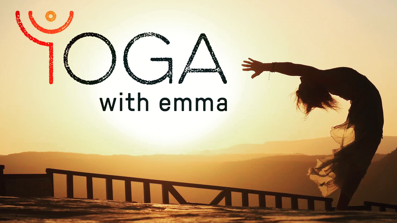 Yoga med Emma i vedboden