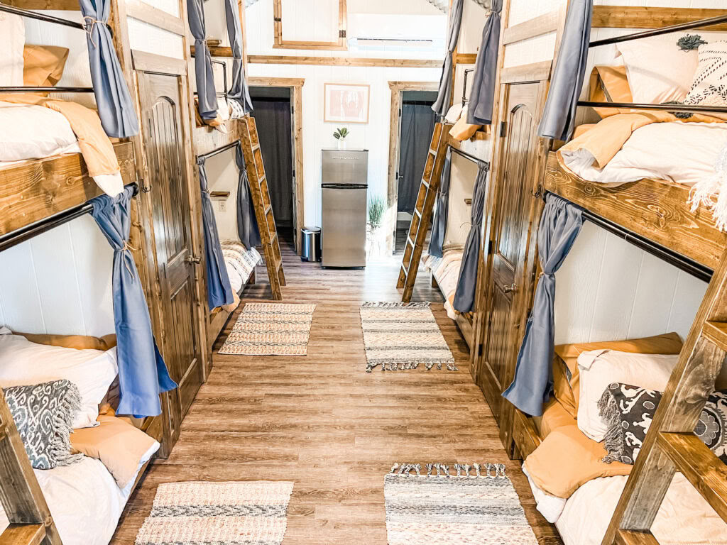Shared Bunkhouse Top Bunks Accommodation