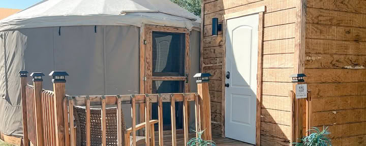 Private King Yurt Accommodation