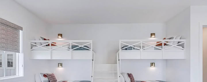 Twin Bunk Room with Shared Bath