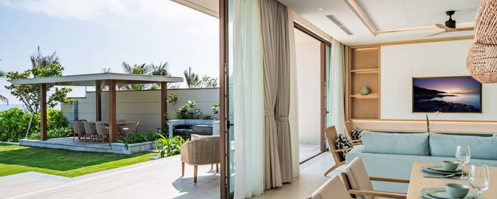 Trädgårdsvilla med tre sovrum – privat pool